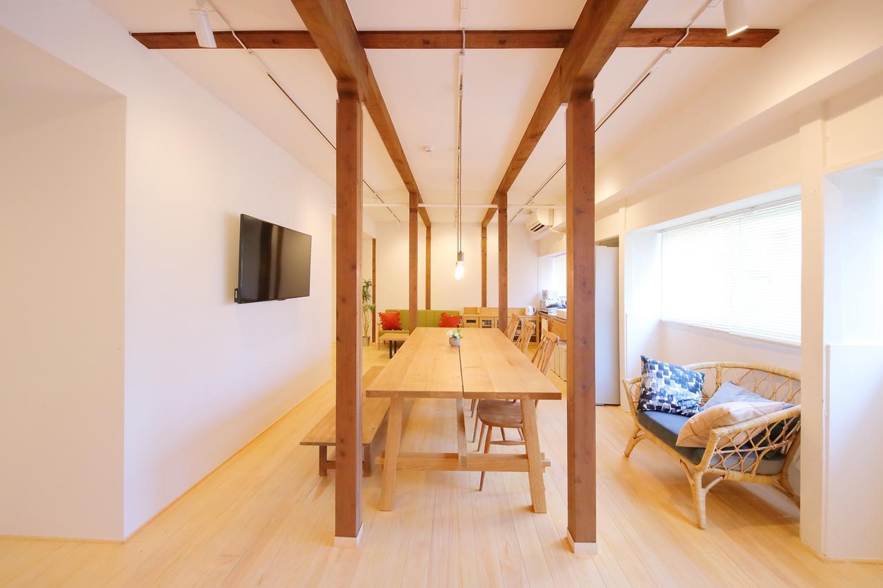 Raku Hostel Осака Екстер'єр фото