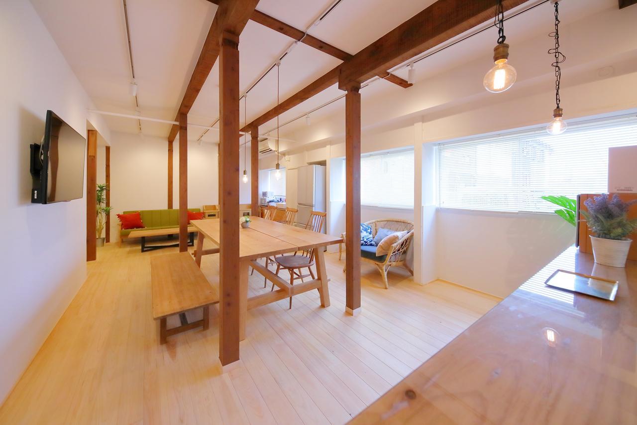 Raku Hostel Осака Екстер'єр фото